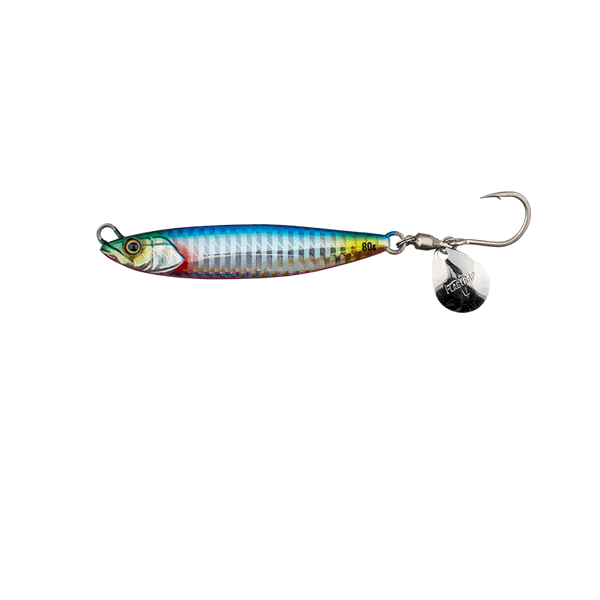 JACKALL FLAG TRAP BLADE 40g Sinking BLUE PINK/BORDER HOLO