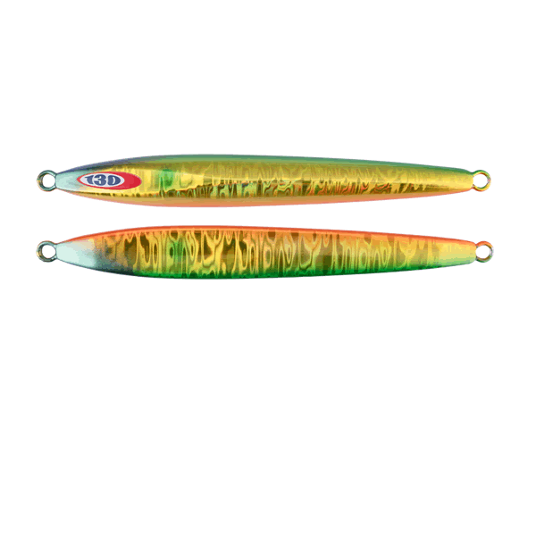 JACKALL ANCHOVYMETAL TYPE-II 200g GREEN GOLD/MAGMA WAVE HOLO saltwater fishing lure