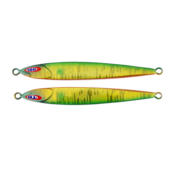JACKALL ANCHOVYMETAL TYPE-ZERO 200g GREEN GOLD/MAGMA WAVE HOLO saltwater fishing lure