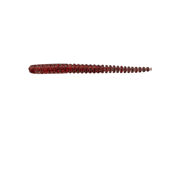 JACKALL MELLOW RING 2.5" (8 pcs/pack) CLEAR RED FLAKES