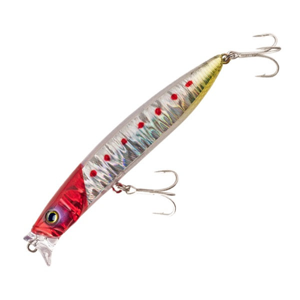 JACKALL HAGURE F Length: 96mm / Weight: 12.2g Floating Red Head