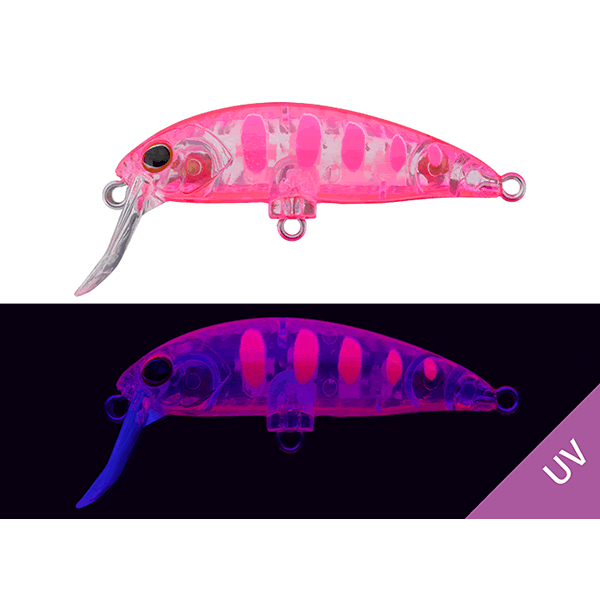 TIMON C&R BURIBURI MINNOW DR 40mm : 2.8g Floating SKELETON PINK YAMAME freshwater fishing lure