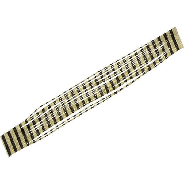 JACKALL BINBINDAMA CUSTOM SKIRT (3pcs / pack) F-0361 GOLD ZEBRA