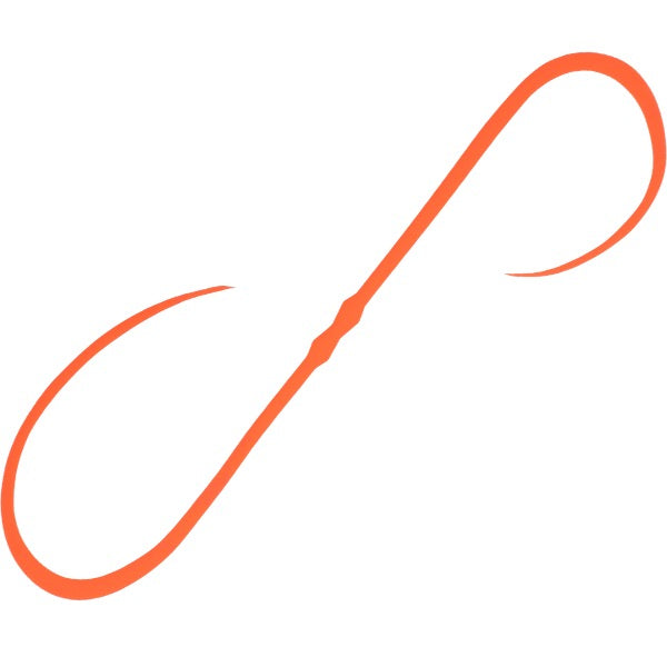 JACKALL BINBINDAMA CUSTOM NECKTIE Fine Finesse (3pcs / pack) F-0280 BRIGHT ORANGE