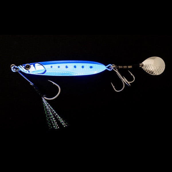 JACKALL BIGBACKER E-BLADE 10g UV SARDINE