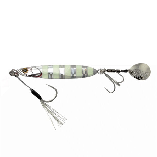 JACKALL BIGBACKER E-BLADE 15g GLOW STRIPE