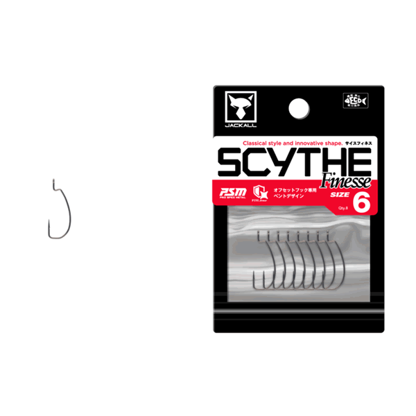 JACKALL SCYTHE FINESSE #6 (8 pcs/pack)