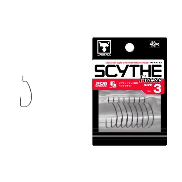 JACKALL SCYTHE FINESSE #3 (8 pcs/pack)