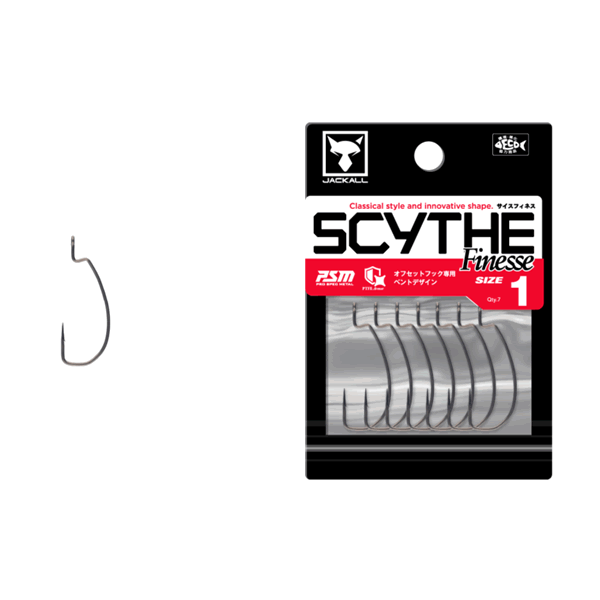 JACKALL SCYTHE FINESSE #1 (7 pcs/pack)