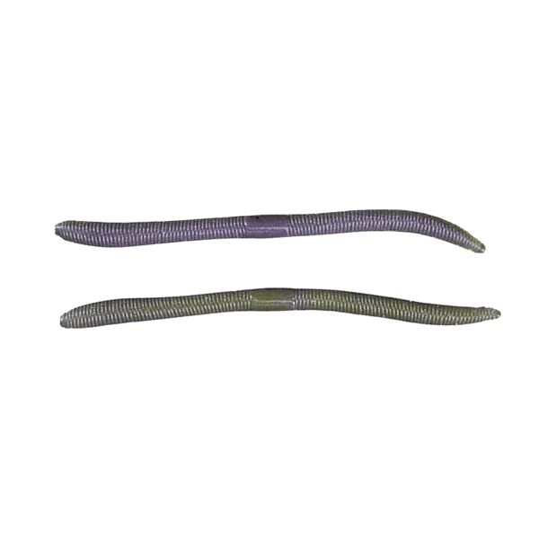 JACKALL FLICK SHAKE 4.8" 2TONE (8 pcs/pack) NEON PURPLE WEENIE TANIYAMA ORIGINAL COLOR