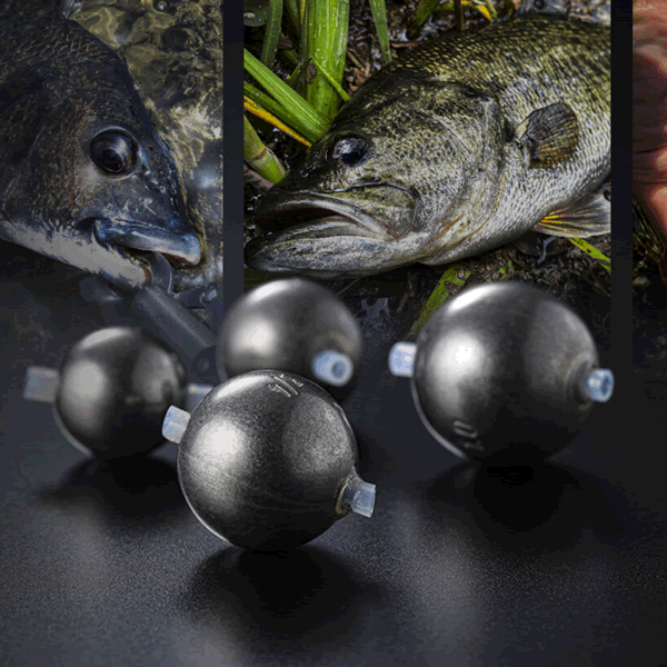 JACKALL TG CAROLINA ROUND SINKER 7.0g : 1/4oz (2 pcs/pack) fishing terminal tackle — photo 2