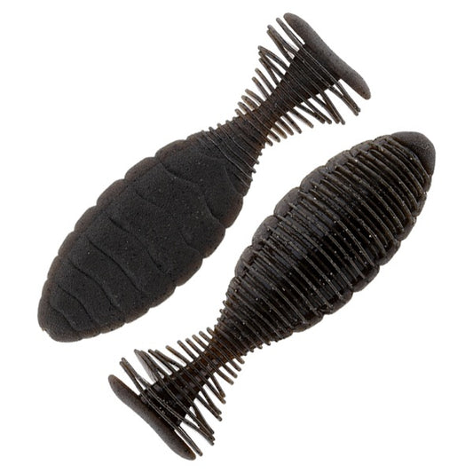 JACKALL Sibo Flat 4.8" Length: 4.8" (122mm) (4 pcs/pack) Jimmy Green Pumpkin