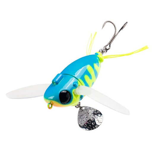JACKALL Nazzy Crawler Length: 64mm / Weight: 16g Floating Chart / Blue Drip
