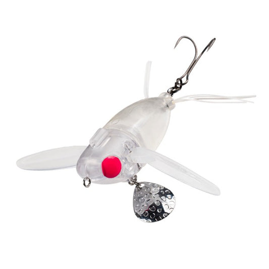 JACKALL Nazzy Crawler Length: 64mm / Weight: 16g Floating YB Secret Clear