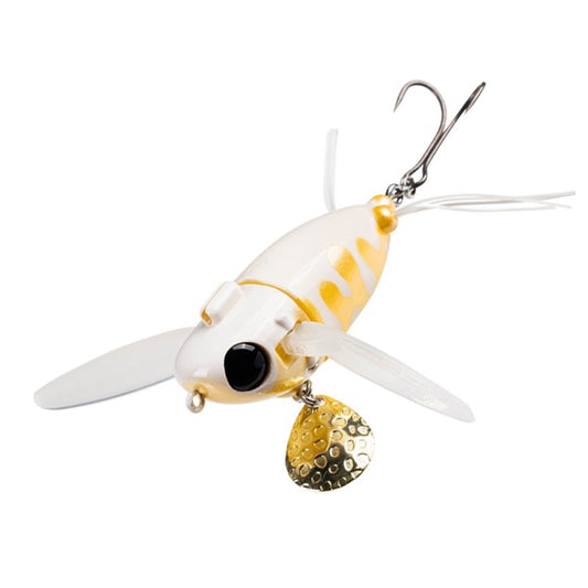 JACKALL Nazzy Crawler Length: 64mm / Weight: 16g Floating Soft Cream