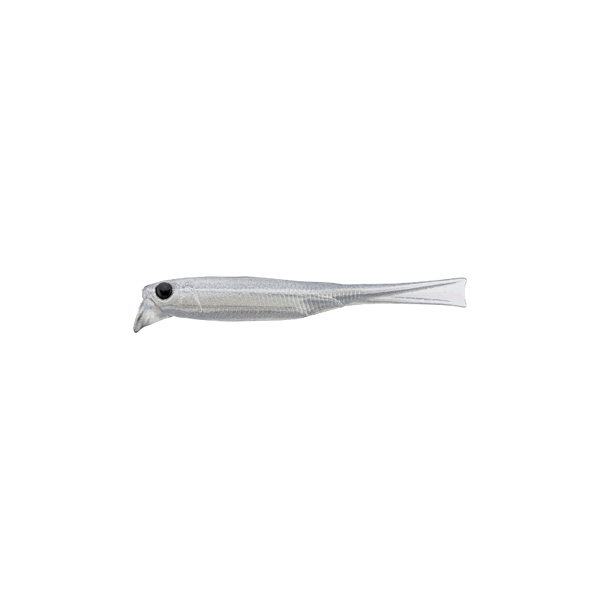 JACKALL DRIFTFRY ELASTOMER 2.5" Floating (5 pcs/pack) CONFIDENCE SMOKE