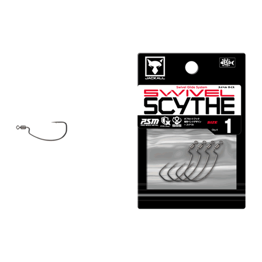JACKALL SWIVEL SCYTHE #1 (4 pcs/pack)