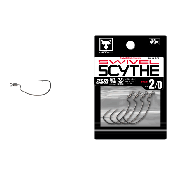 JACKALL SWIVEL SCYTHE #2/0 (4 pcs/pack)