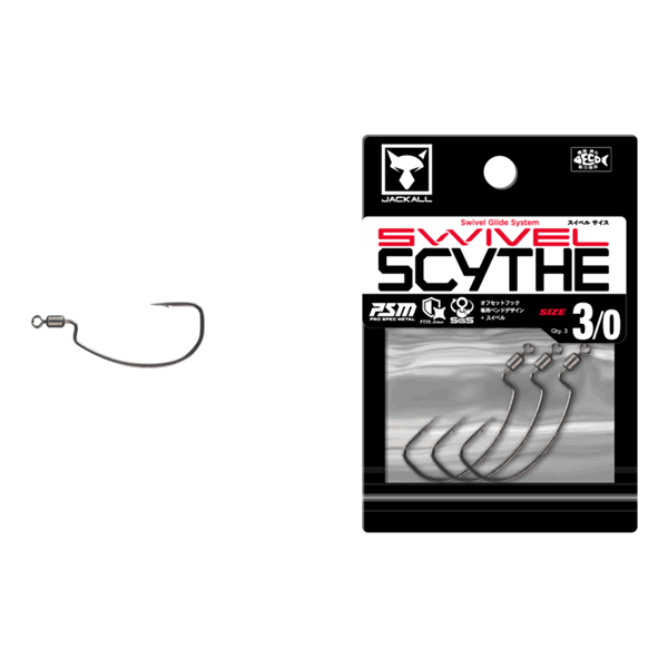 JACKALL SWIVEL SCYTHE #3/0 (3 pcs/pack)