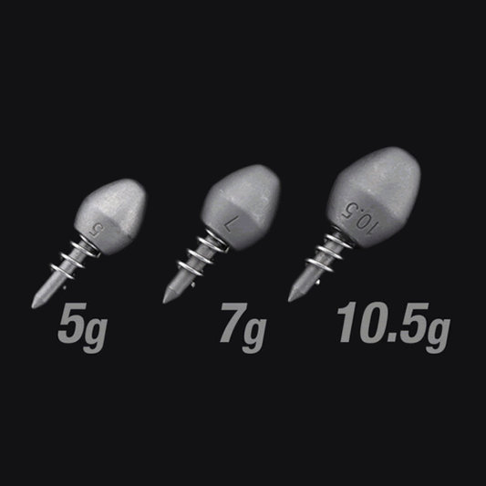 JACKALL TG COILOCK SINKER 5.0g : 3/16oz (3 pcs/pack)