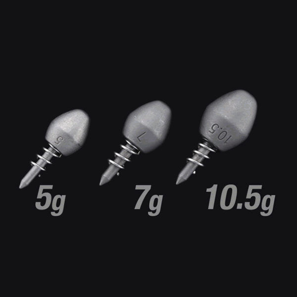 JACKALL TG COILOCK SINKER 10.5g : 3/8oz (2 pcs/pack) fishing terminal tackle