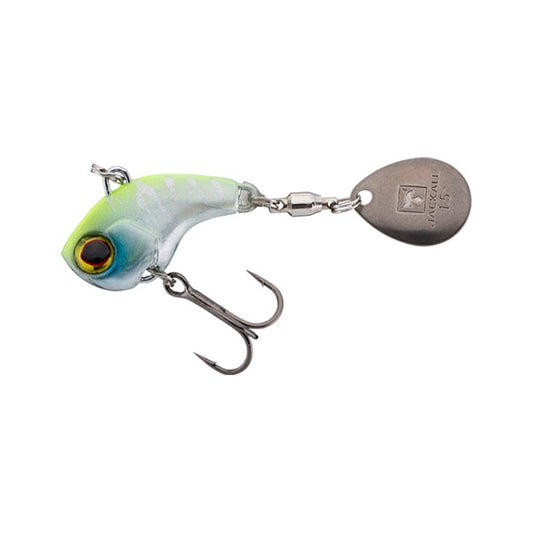 JACKALL Deracoup Fine Length: 26.5mm / Weight: 5g Sinking Aurora Lime Tiger