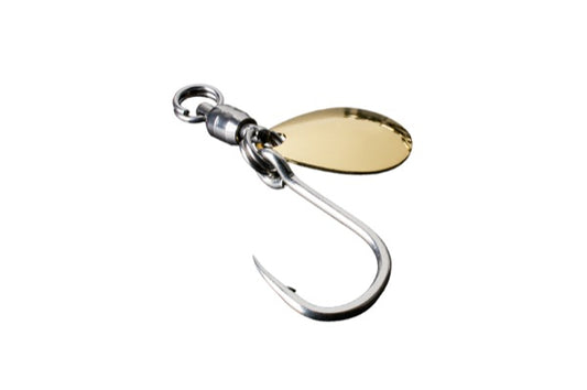 JACKALL BLADE JIGGING HOOK SET SINGLE GOLD S (2pcs / pack)