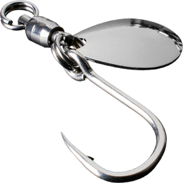 JACKALL BLADE JIGGING HOOK SET SINGLE SILVER M (2pcs / pack)
