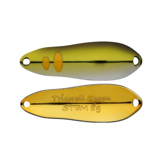 TIMON TRICOROLL SPOON STEM 6g Length: 50 mm / Weight: 6 g Sinking Gold Ayu