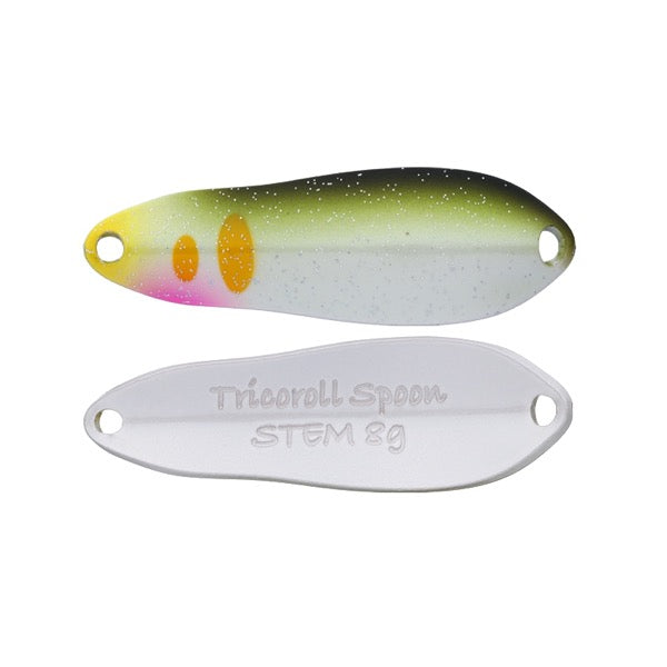 TIMON TRICOROLL SPOON STEM 6g Length: 50 mm / Weight: 6 g Sinking Pearl Ayu