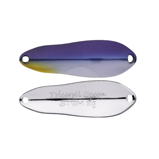 TIMON TRICOROLL SPOON STEM 8g Length: 50 mm / Weight: 8 g Sinking Smoke Wakasagi
