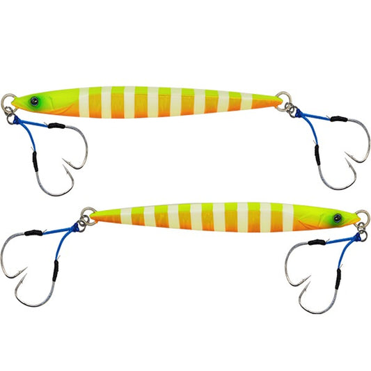 JACKALL BAMBLUZ JIG SEMILONG 120g SAKURAMASU Special G-0903 CHURKIN GLOW STRIPE