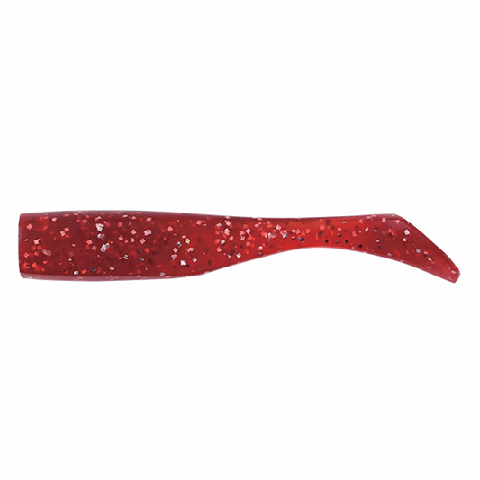 DUO BEACH WALKER HAUL SHAD 5" (5 pcs/pack) S007 CLEAR RED S