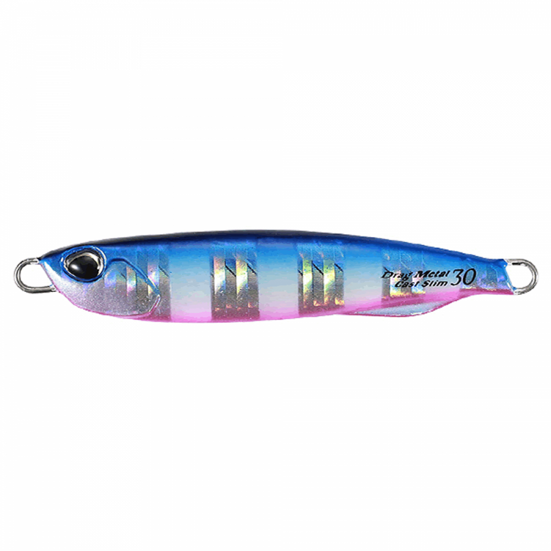DUO DRAG METAL CAST SLIM 30g 64mm : 30g PHA0040 BLUPIN ZEBRA GLOW saltwater fishing lure
