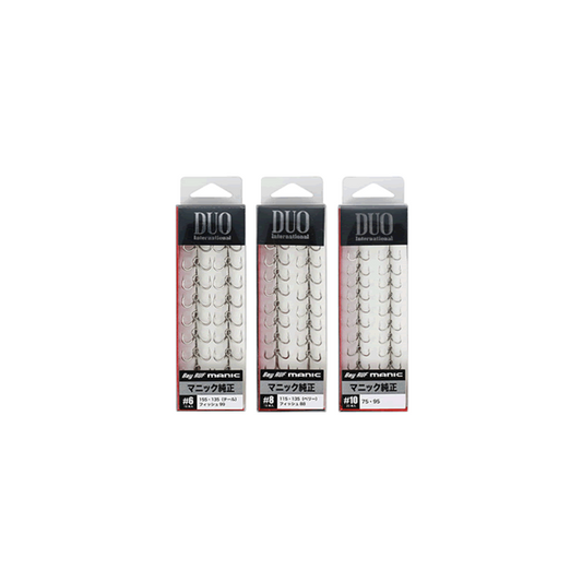 DUO MANIC TREBLE HOOK #6 (18 pcs/pack)