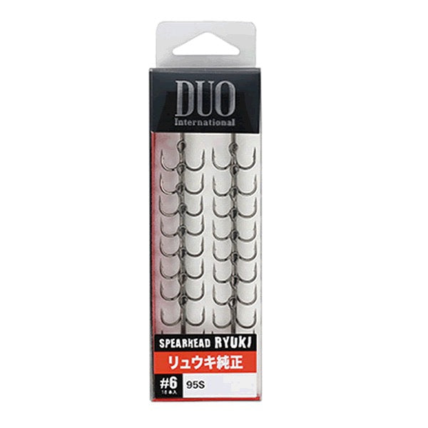 DUO SPEARHEAD RYUKI Treble Hook #6 (18pcs / Pack)