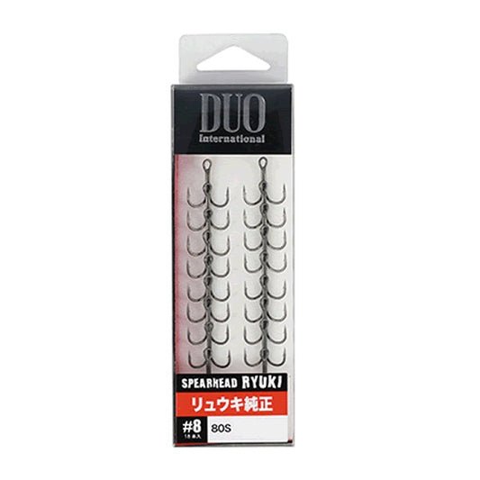 DUO SPEARHEAD RYUKI Treble Hook #8 (18pcs / Pack)