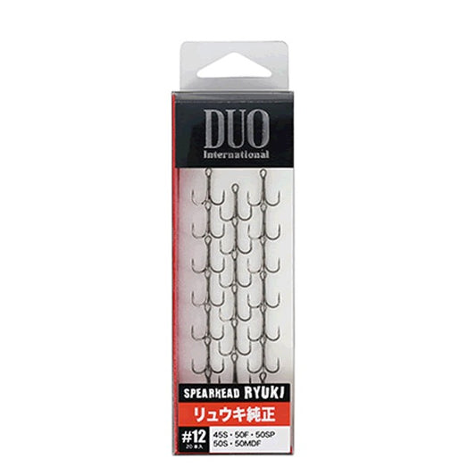 DUO SPEARHEAD RYUKI Treble Hook #12 (20pcs / Pack)