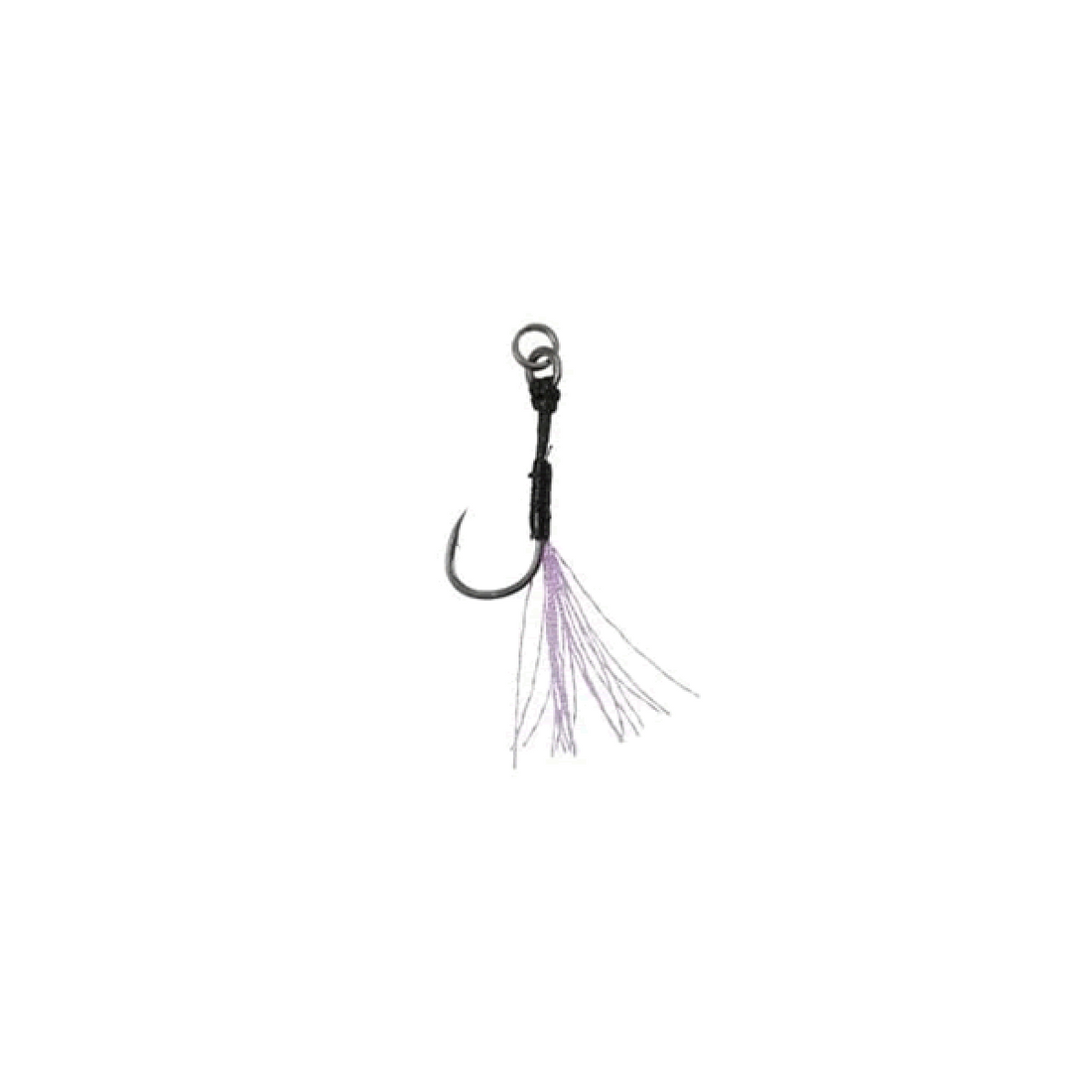 DUO DRAG METAL CAST ASSIST HOOK SINGLE CLEAR TINSEL #13 (5 pcs/pack) fishing terminal tackle
