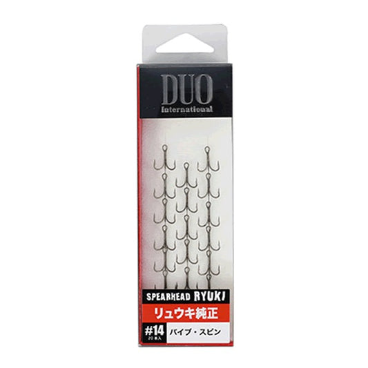 DUO SPEARHEAD RYUKI Treble Hook #14 (20pcs / Pack)