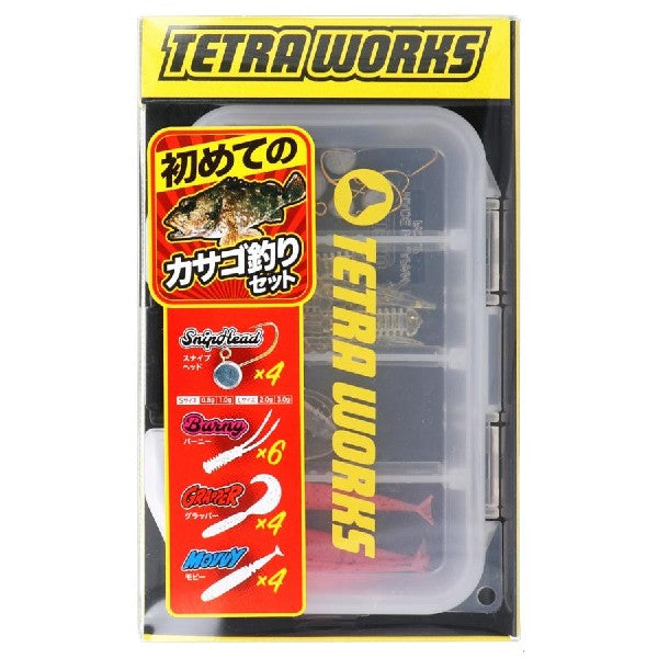DUO TETRA WORKS STARTER KIT 103x73x23mm Rockfish KASAGO TSURI SET saltwater fishing lure