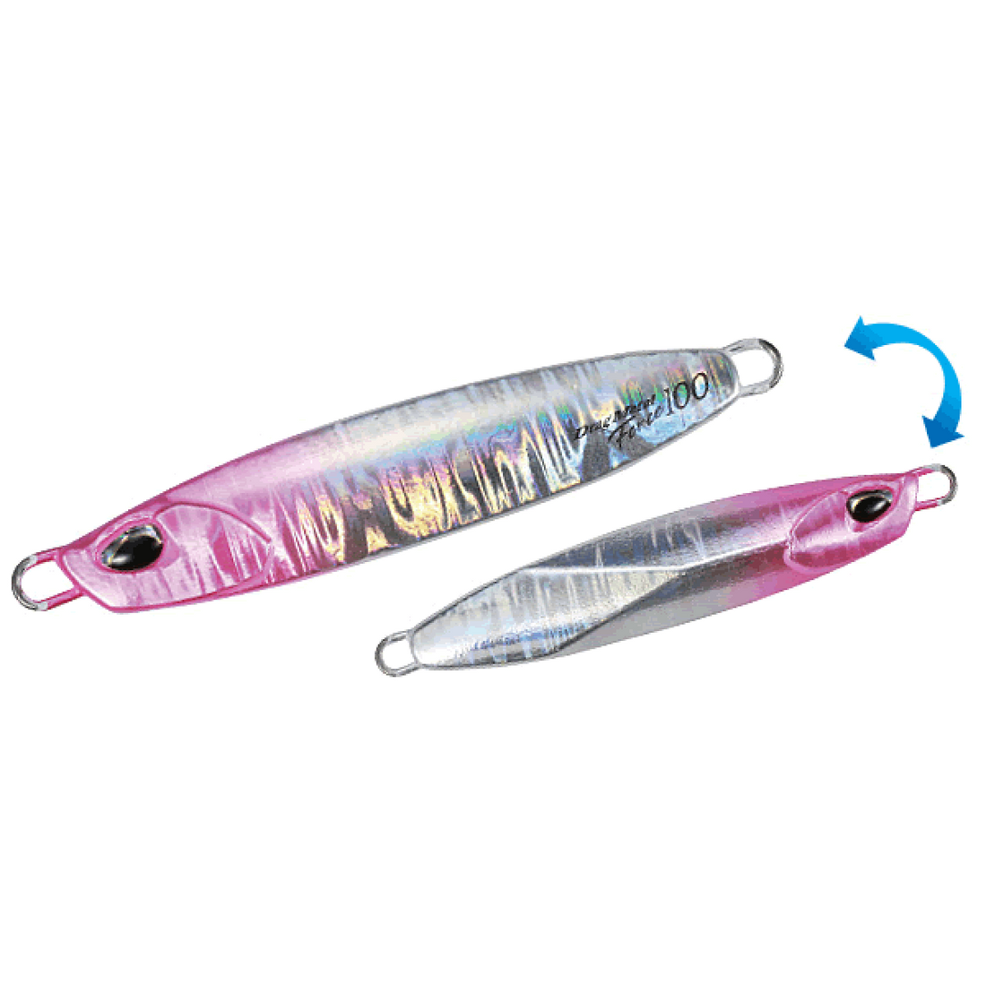 DUO DRAG METAL FORCE 80g 80mm : 80g PPA0523 PINK HEAD SILVER saltwater fishing lure