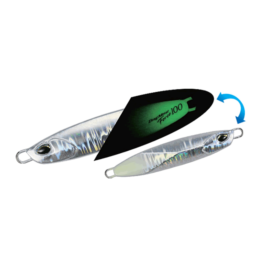 DUO DRAG METAL FORCE 80g 80mm : 80g PPA0518 SILVER GLOW saltwater fishing lure