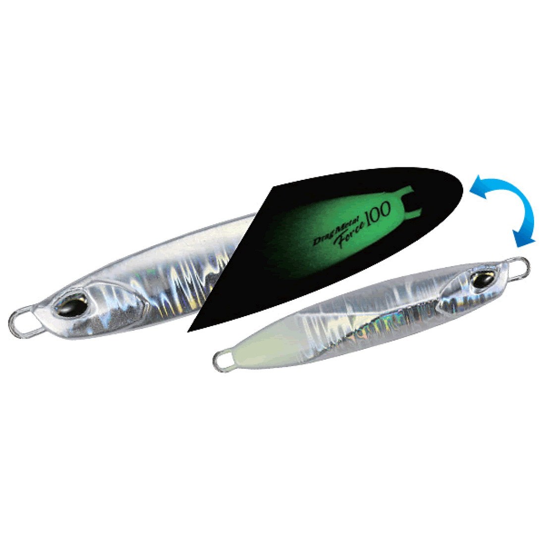 DUO DRAG METAL FORCE 100g 85mm : 100g PPA0518 SILVER GLOW saltwater fishing lure