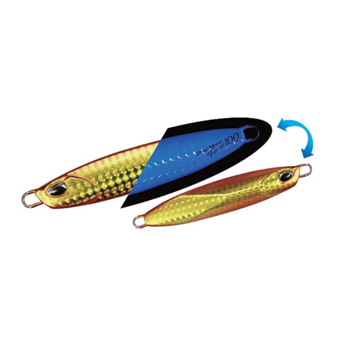 DUO DRAG METAL FORCE 150g 97mm : 150g PBA0516 UV RED GOLD saltwater fishing lure