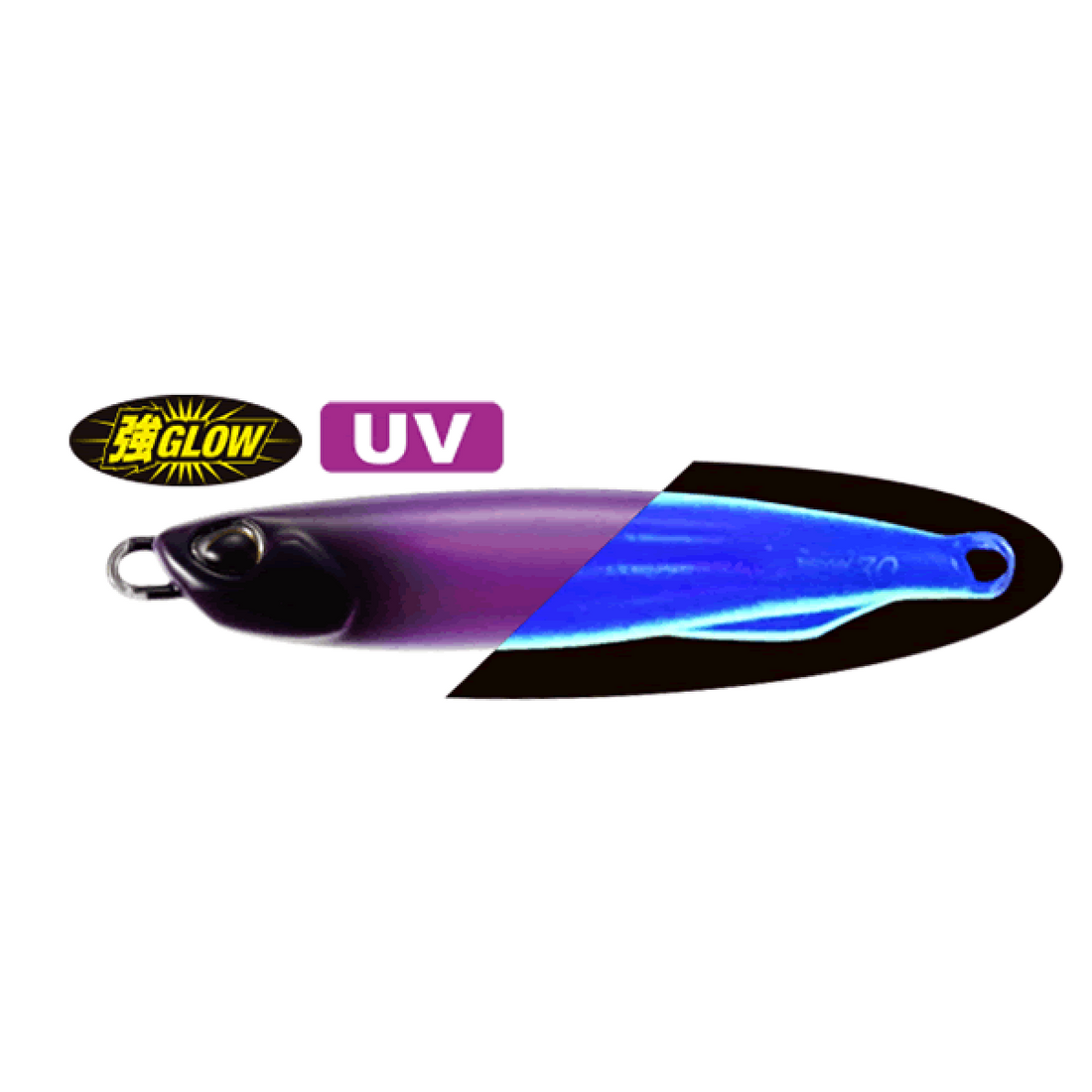 DUO DRAG METAL CAST SLIM TACHIUO LIMITED 40g 74mm : 40g MURAMURA GLOW saltwater fishing lure