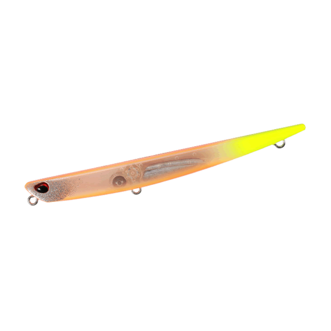 DUO BAY RUF MANIC 95 95mm : 8g Sinking DOUBLE ORANGE CH TAIL saltwater fishing lure