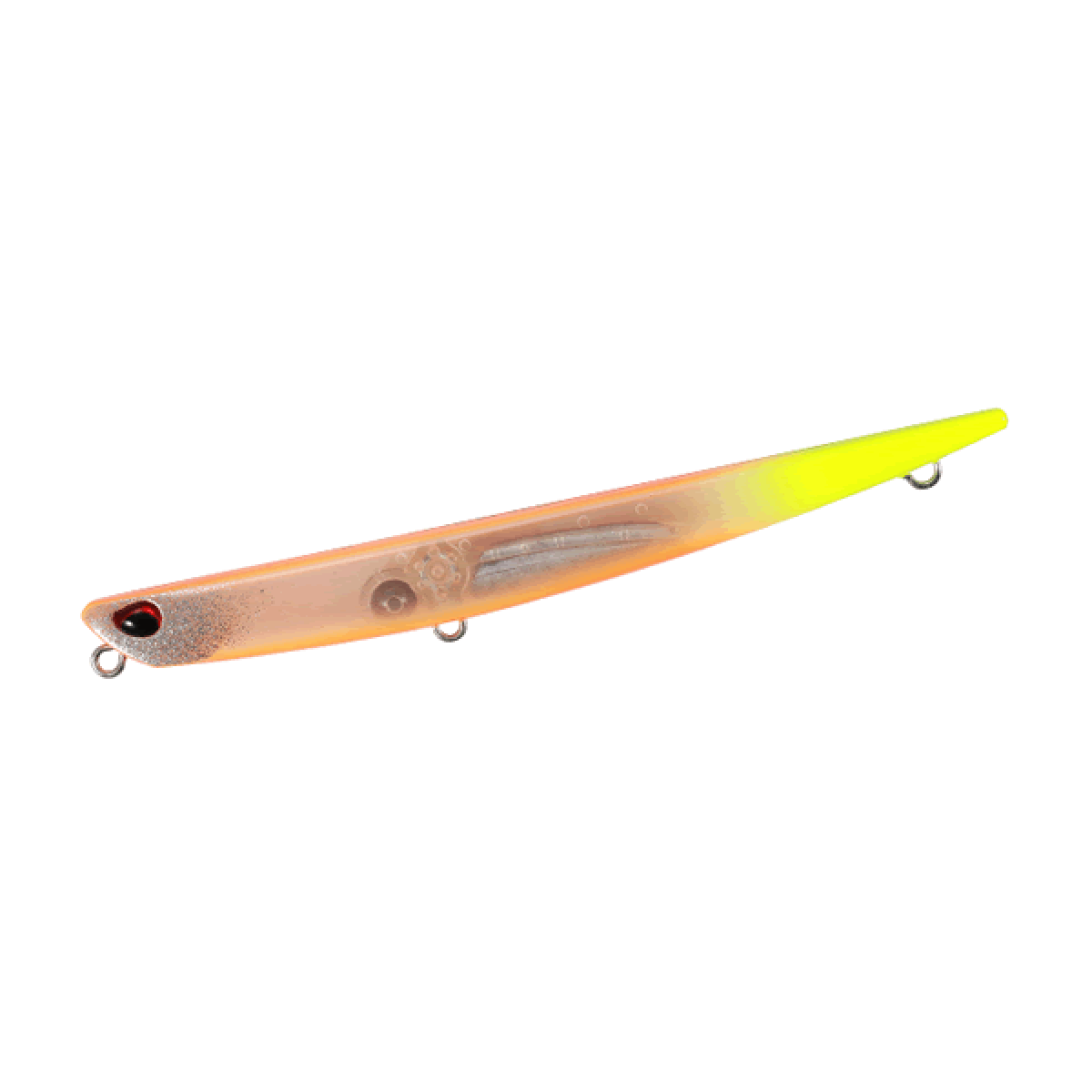 DUO BAY RUF MANIC 95 95mm : 8g Sinking DOUBLE ORANGE CH TAIL
