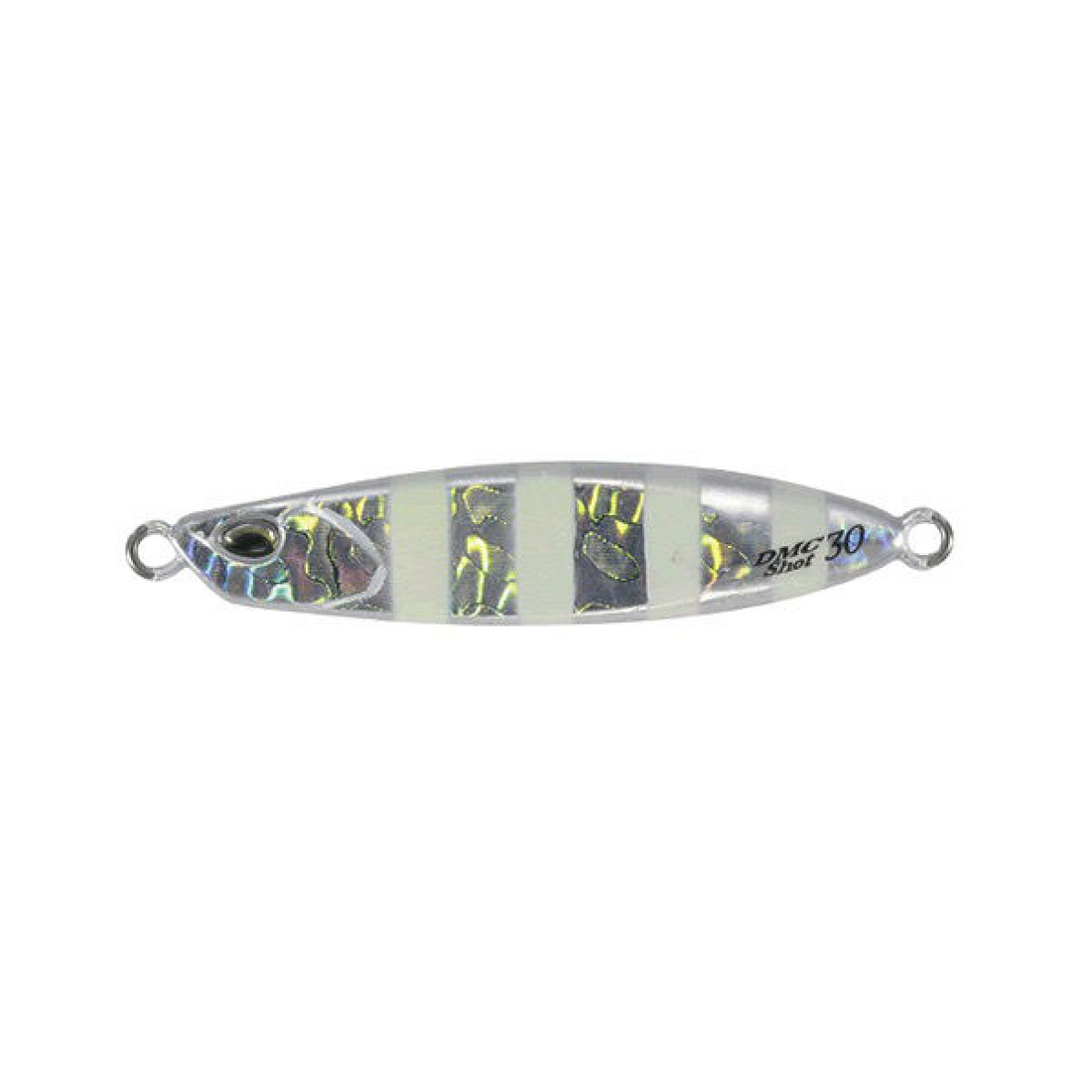 DUO DRAG METAL CAST SHOT 20g 53mm : 20g PJA0101 ZEBRA GLOW saltwater fishing lure