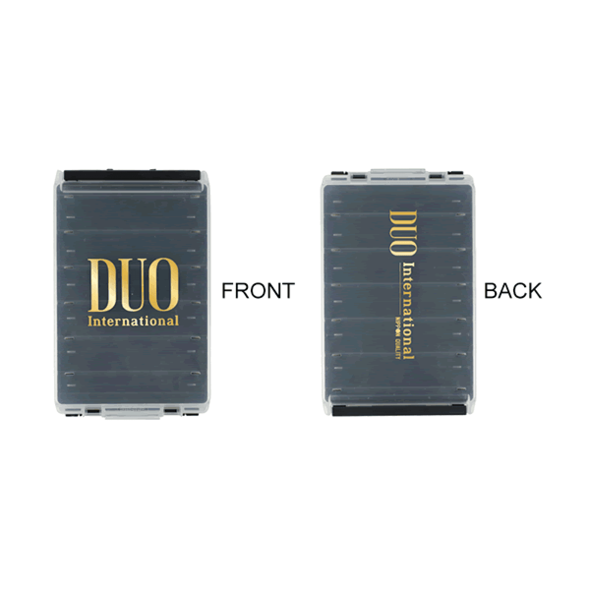 DUO REVERSIBLE 120 200 x 126 x 36mm BLACK / GOLD - Britannic Trade